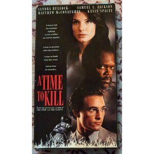 A Time to Kill (VHS, 1996) Sandra Bullock, Samuel L. Jackson, Mathew McConaughey
